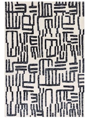 Asiatic Rugs Cream Mason Script Rug - Image 2 of 6