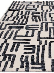 Asiatic Rugs Cream Mason Script Rug - Image 3 of 6