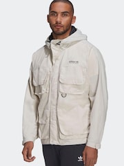 adidas Originals Yellow Adventure Multi-Pocket Windbreaker - Image 1 of 5