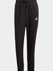 adidas Black AEROREADY Essentials Stanford Tapered Cuff Embroidered Small Logo Joggers - Image 5 of 5
