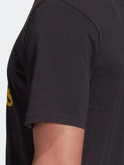 adidas Black Messi Badge of Sport 100% Cotton T-Shirt - Image 4 of 7