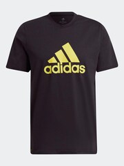 adidas Black Messi Badge of Sport 100% Cotton T-Shirt - Image 7 of 7