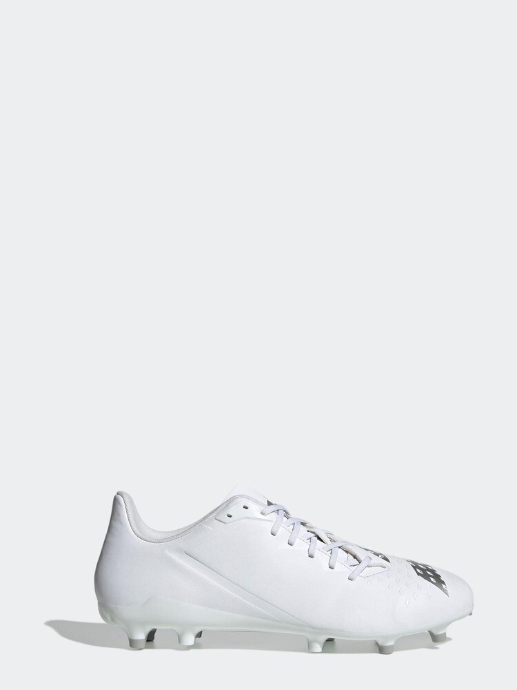 adidas Mens White Malice FG Rugby Boots - Image 1 of 6
