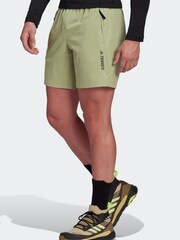 adidas Green Terrex Liteflex Hiking Shorts - Image 1 of 6
