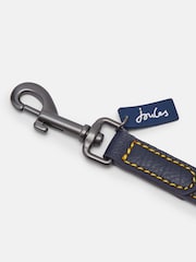 Joules Navy Leather Dog Lead - Image 3 of 4