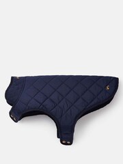 Joules Blue Quilted Dog Coat - Image 3 of 4