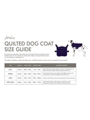 Joules Blue Quilted Dog Coat - Image 4 of 4