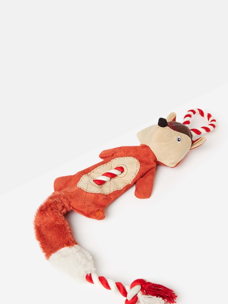 Joules Red Premium Plush Fox Dog Toy - Image 1 of 4 Joules Red Premium Plush Fox Dog Toy - Image 1 of 4