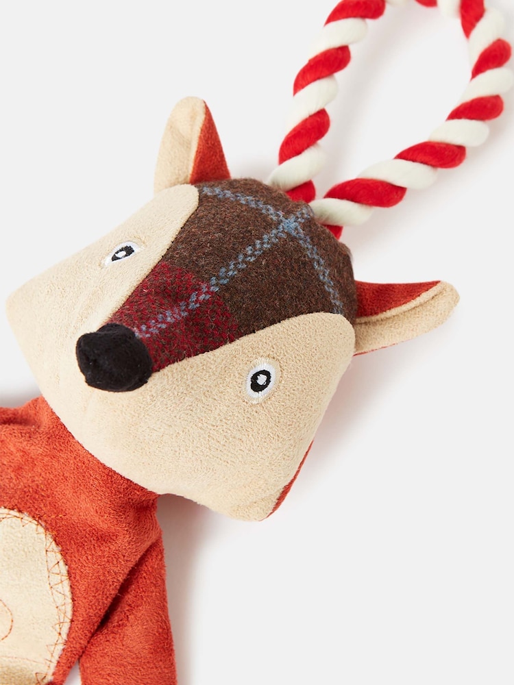 Joules Red Premium Plush Fox Dog Toy - Image 2 of 4 Joules Red Premium Plush Fox Dog Toy - Image 2 of 4