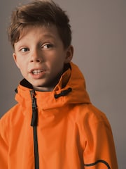 Orange Waterproof Fleece Lined Coat (3-16yrs) - Image 3 of 9