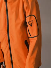 Orange Waterproof Fleece Lined Coat (3-16yrs) - Image 4 of 9