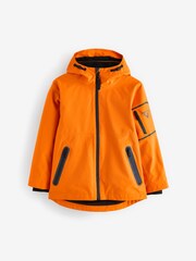 Orange Waterproof Fleece Lined Coat (3-16yrs) - Image 5 of 9