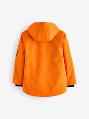 Orange Waterproof Fleece Lined Coat (3-16yrs) - Image 7 of 9