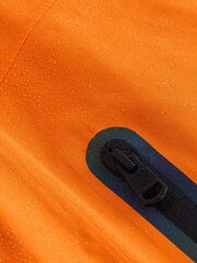 Orange Waterproof Fleece Lined Coat (3-16yrs) - Image 8 of 9