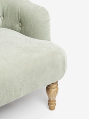 Soft Texure Sage Green Collection Luxe Wolton Highback Accent Chair - Image 9 of 10