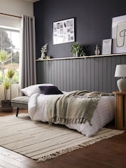Fine Chenille Mid Grey Cole Sofa Bed - Image 3 of 10