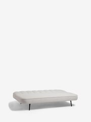 Casual Boucle Light Natural Stella Click Clack Sofa Bed - Image 7 of 10