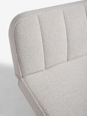 Casual Boucle Light Natural Stella Click Clack Sofa Bed - Image 8 of 10