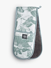 Kew Gardens Green 100% Cotton Double Oven Gloves - Image 5 of 5