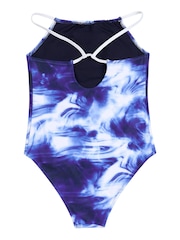Juicy Couture Blue Marble Print Swimsuit - Image 2 of 2