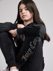 Juicy Couture Diamante Velour Slim Joggers - Image 3 of 6