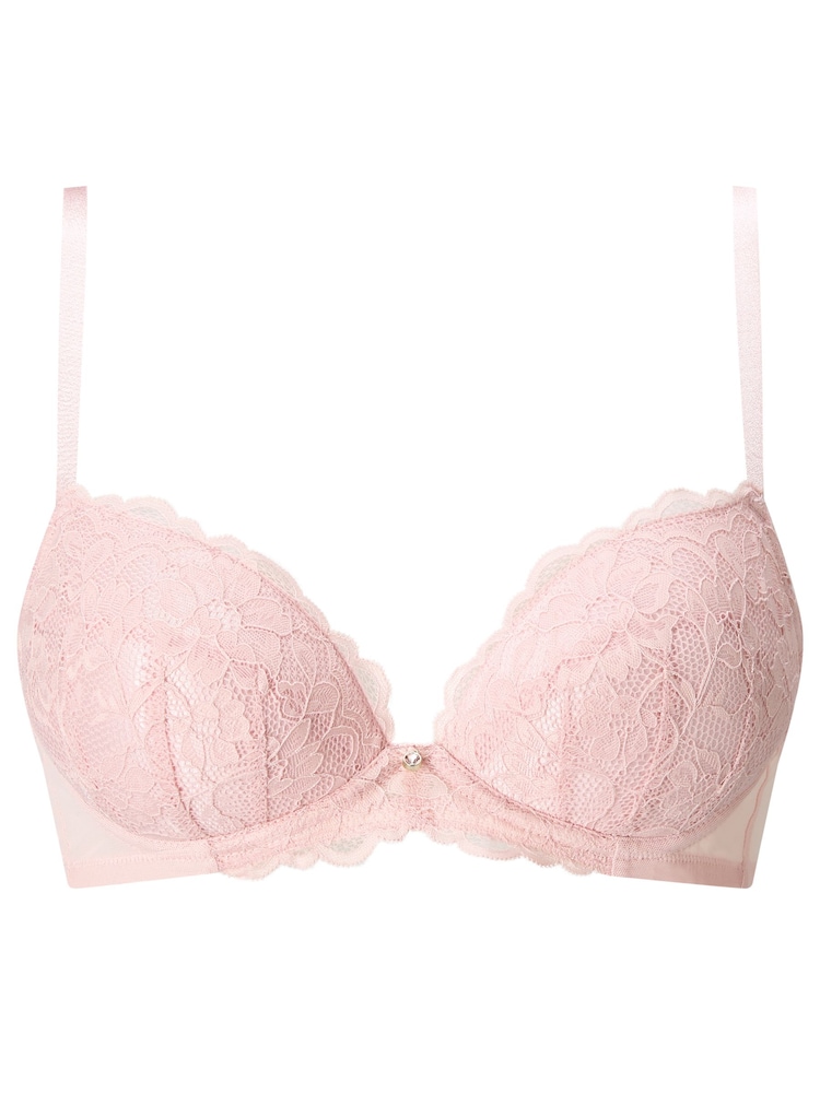Ann Summers White Sexy Lace Padded Plunge Bra 2 Pack - Image 7 of 7
