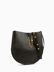 AllSaints Black Beaumont Hobo Bag - Image 3 of 7