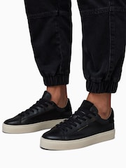 AllSaints Black Shana Sneakers - Image 1 of 7