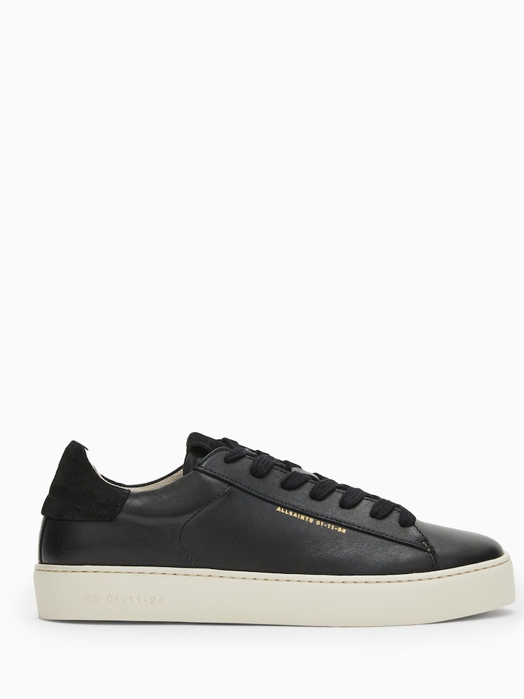 AllSaints Black Shana Sneakers - Image 2 of 7