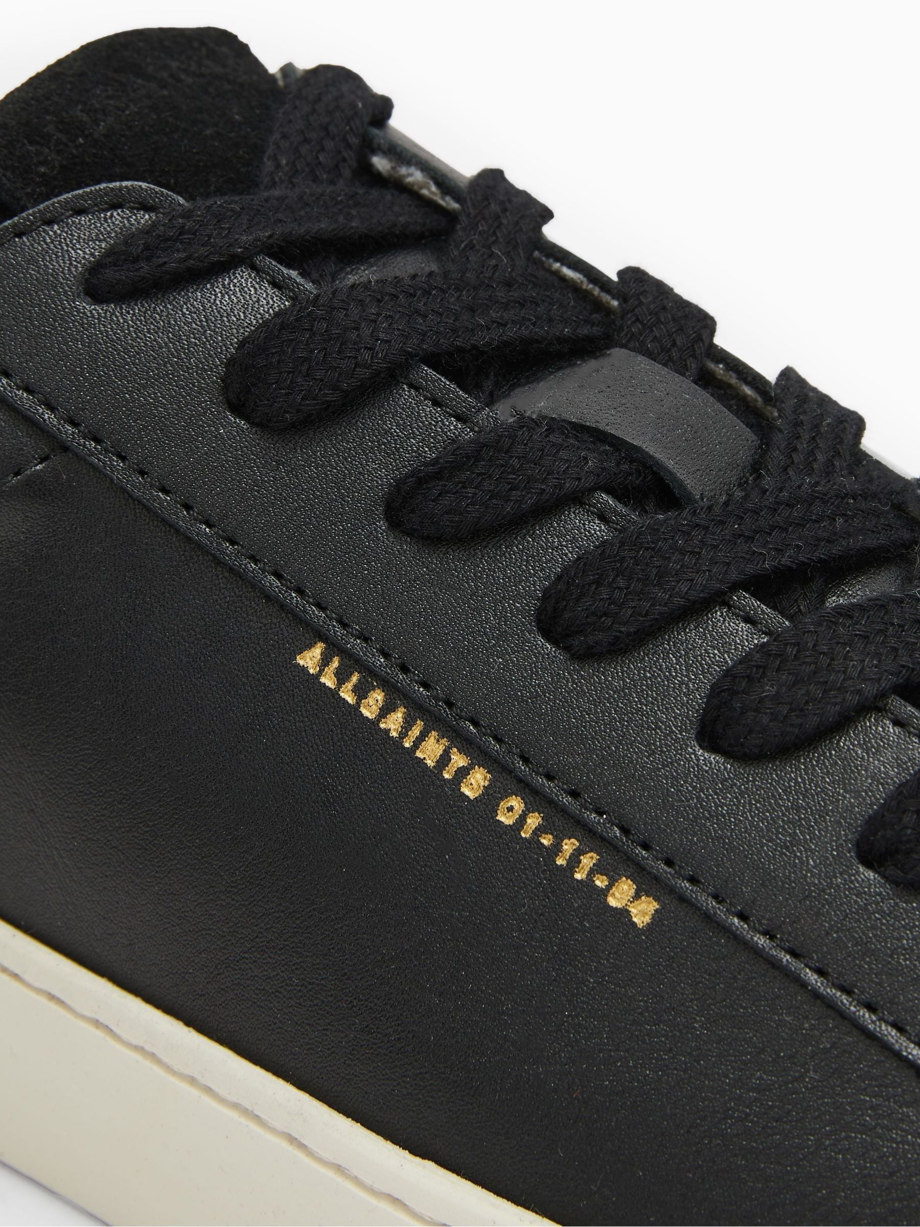 Buy AllSaints Black Shana Sneakers from Next USA