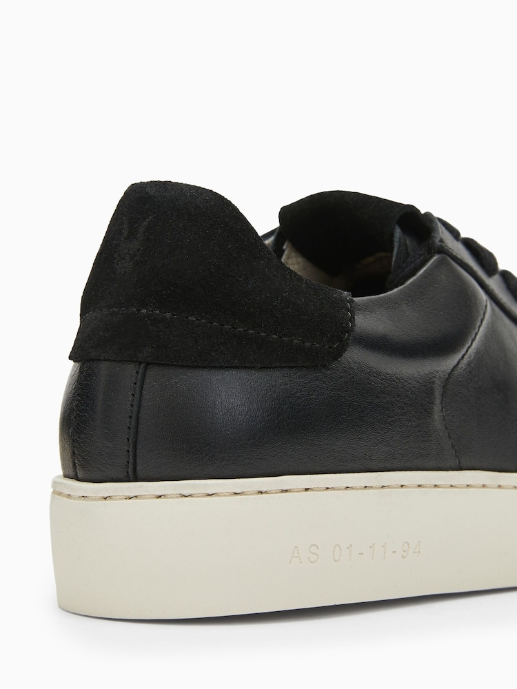 AllSaints Black Shana Sneakers - Image 7 of 7