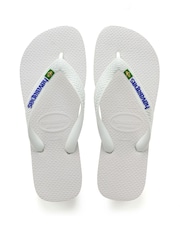 Белый - Шлепанцы с логотипом Havaianas Brasil - Изображение 1 из 5