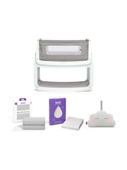 Snuz White SnuzPod4 Bedside Crib 4 Piece Bundle - Image 1 of 10