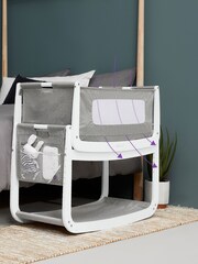 Snuz White SnuzPod4 Bedside Crib 4 Piece Bundle - Image 7 of 10