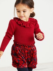 Red Velvet Shorts (3mths-7yrs) - Image 1 of 6