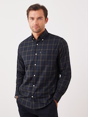 Black/Green Check Easy Iron Button Down Oxford Shirt - Image 1 of 7