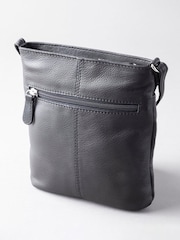 Lakeland Leather Black Lowther Leather Cross-Body Bag - Image 2 of 5