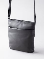 Lakeland Leather Black Lowther Leather Cross-Body Bag - Image 3 of 5