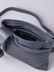 Lakeland Leather Navy Allerdale Cross-Body Bag - Image 4 of 5