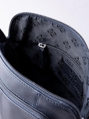 Lakeland Leather Navy Raven Cross-Body Bag - Image 3 of 3