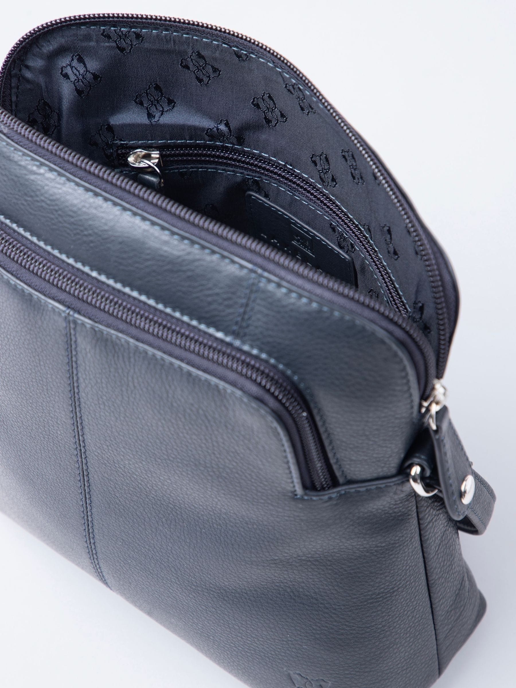 Buy Lakeland Leather Navy Raven Cross-Body Bag from the Next UK