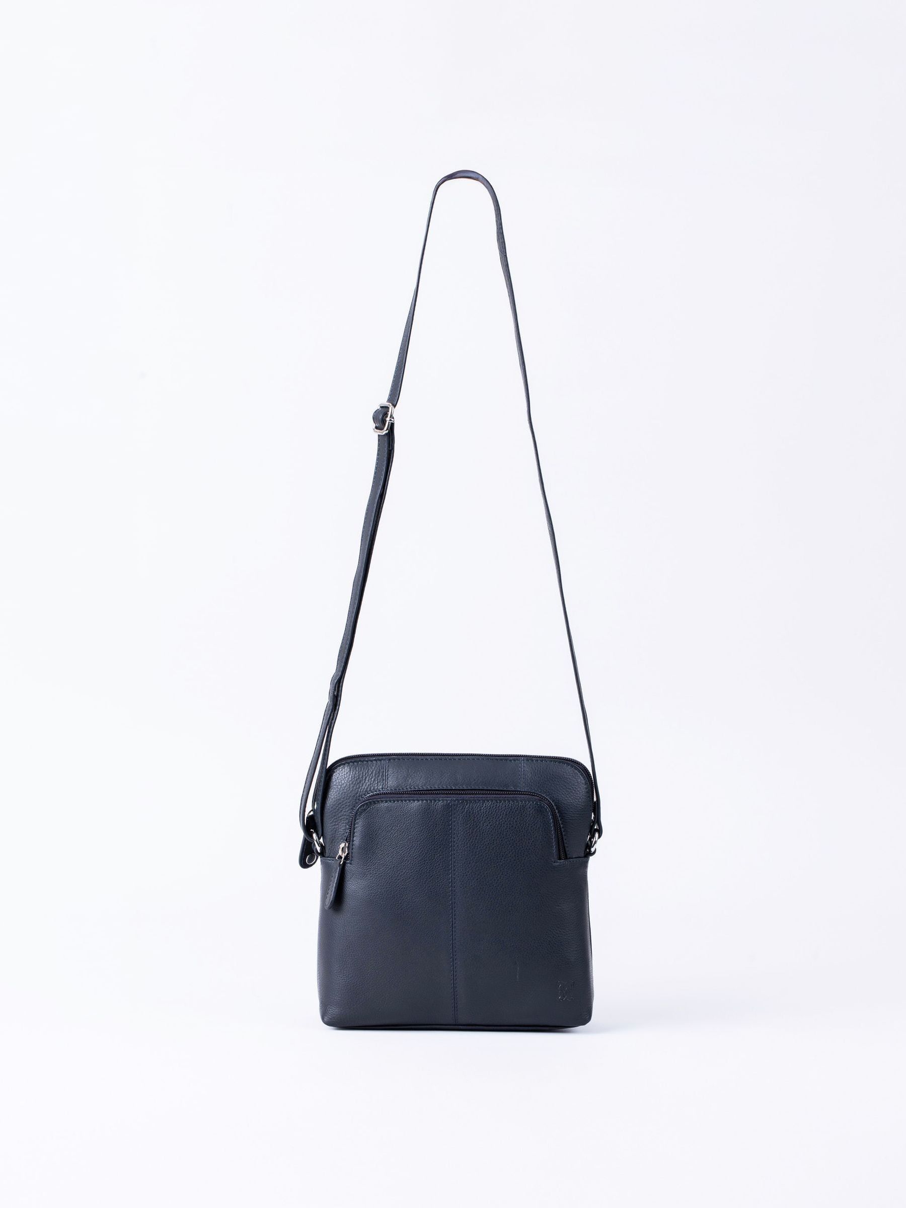Buy Lakeland Leather Navy Raven Cross-Body Bag from the Next UK