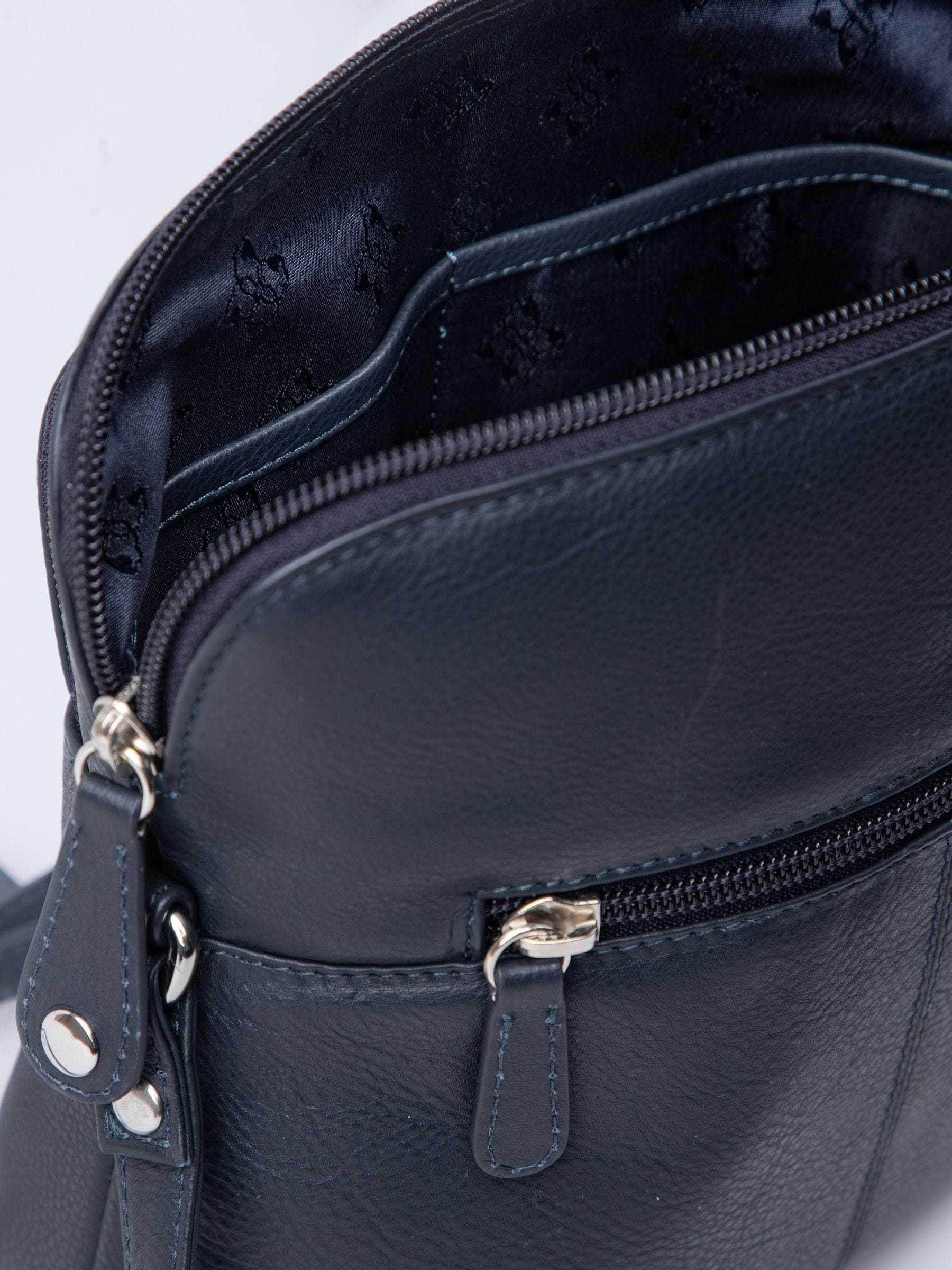 Buy Lakeland Leather Navy Raven Cross-Body Bag from the Next UK