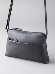 Lakeland Leather Black Small Rydal Cross-Body Bag - Image 3 of 7