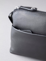 Lakeland Leather Black Small Rydal Cross-Body Bag - Image 5 of 7