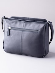 Lakeland Leather Navy Ambleside Cross-Body Bag - Image 1 of 6