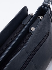 Lakeland Leather Navy Ambleside Cross-Body Bag - Image 7 of 7