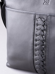 Lakeland Leather Black Farlam Cross-Body Bag - Image 2 of 6