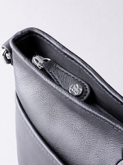 Lakeland Leather Black Farlam Cross-Body Bag - Image 3 of 6