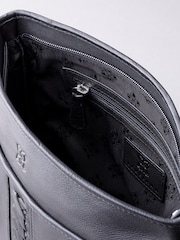 Lakeland Leather Black Farlam Cross-Body Bag - Image 6 of 6